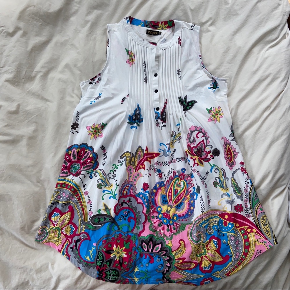 Reborn Bold Pattern Sleeveless Dress Zulily